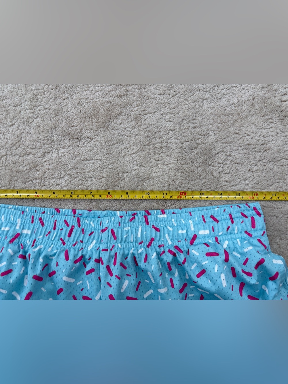 Baseball Lifestyle 101 Adult Size Medium Ice Cream Sprinkles Athletic Shorts - Picture 9 of 10